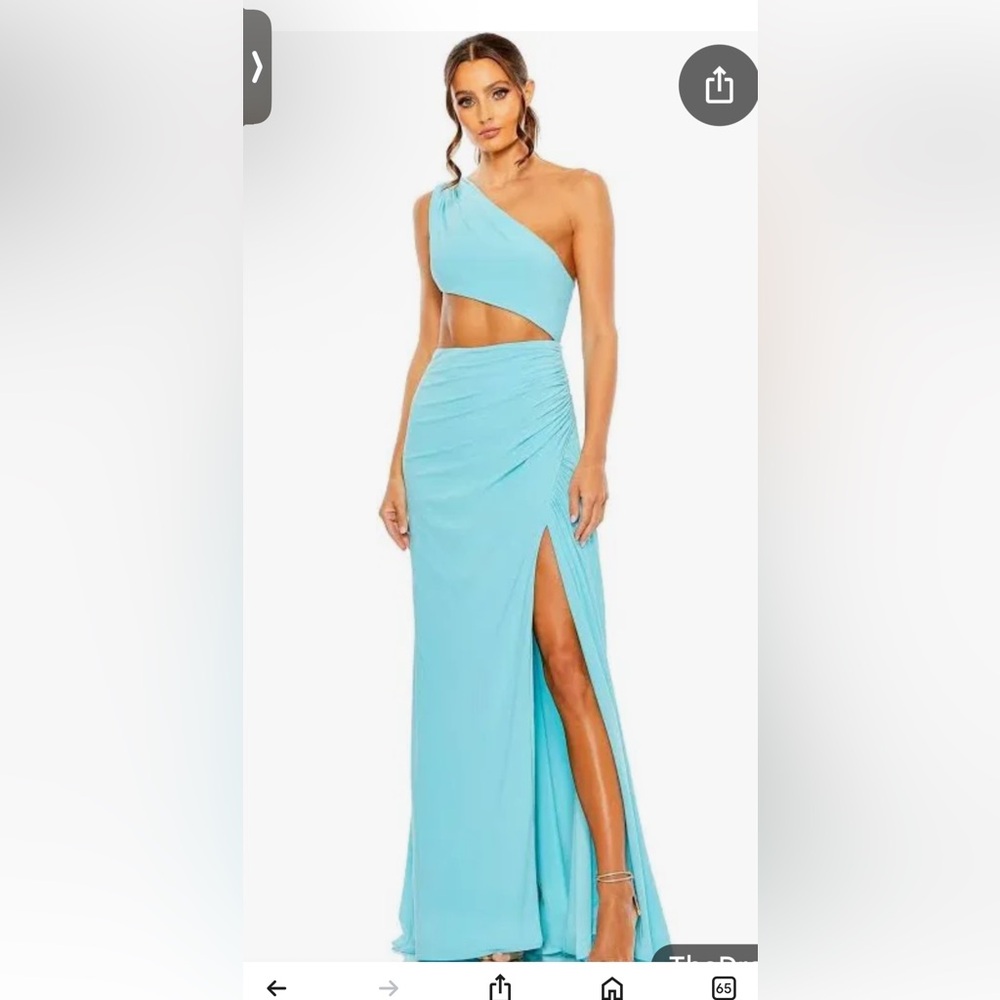 Ieena for Mac Duggal Gorgeous One Shoulder Cut Out. Size 0. NWT.